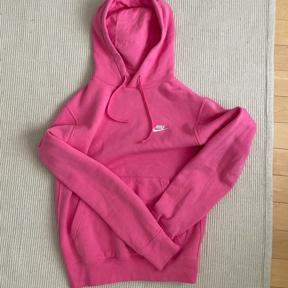 NIKE pink hoodie sweatshirt